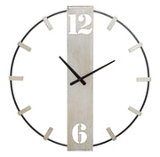 OROLOGIO DA MURO SILVERY CM 61X4,5X63