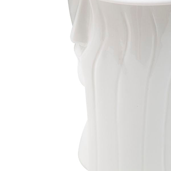 Vaso Decorativo Woman Elegant in Porcellana Bianca H23,5 cm