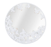 SPECCHIO ROTONDO WHITE BUTTERFLY CM 62,5X2,3