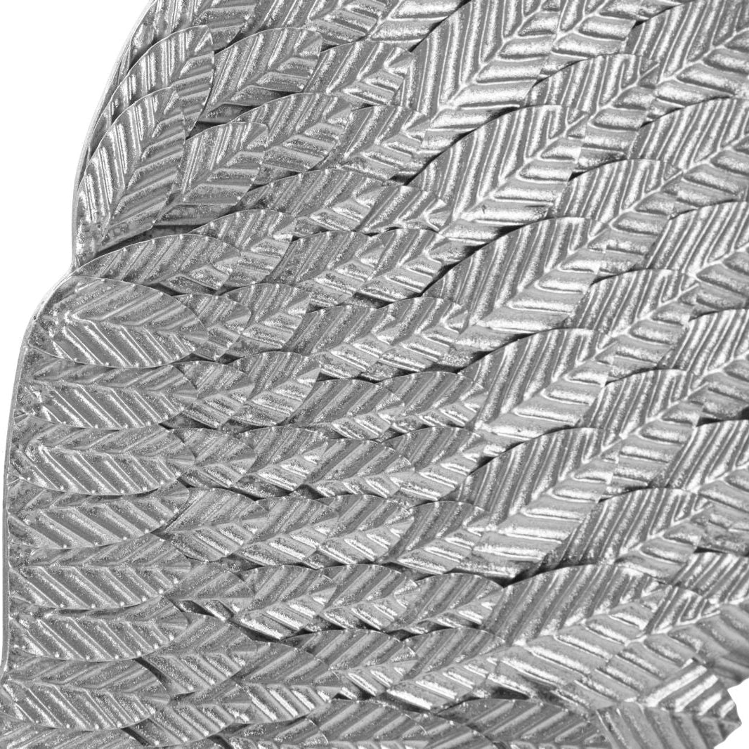 Pannello Decorativo 3D Ali Beauty Coppia Silver in Metallo