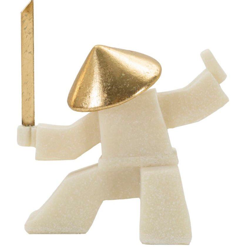 Statuetta Decorazione Samurai Oda In Resina 17x7,5x18,5 cm