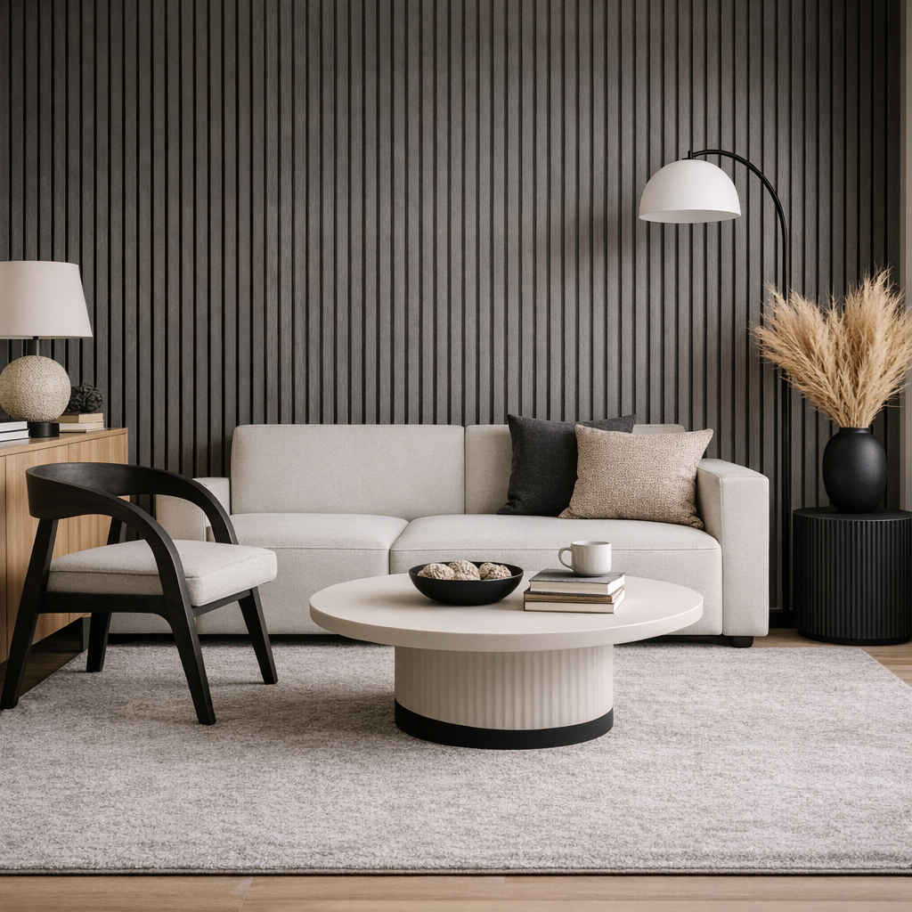 Rivestimento Parete Polietilene Effetto Doghe 3D Pannello Adesivo