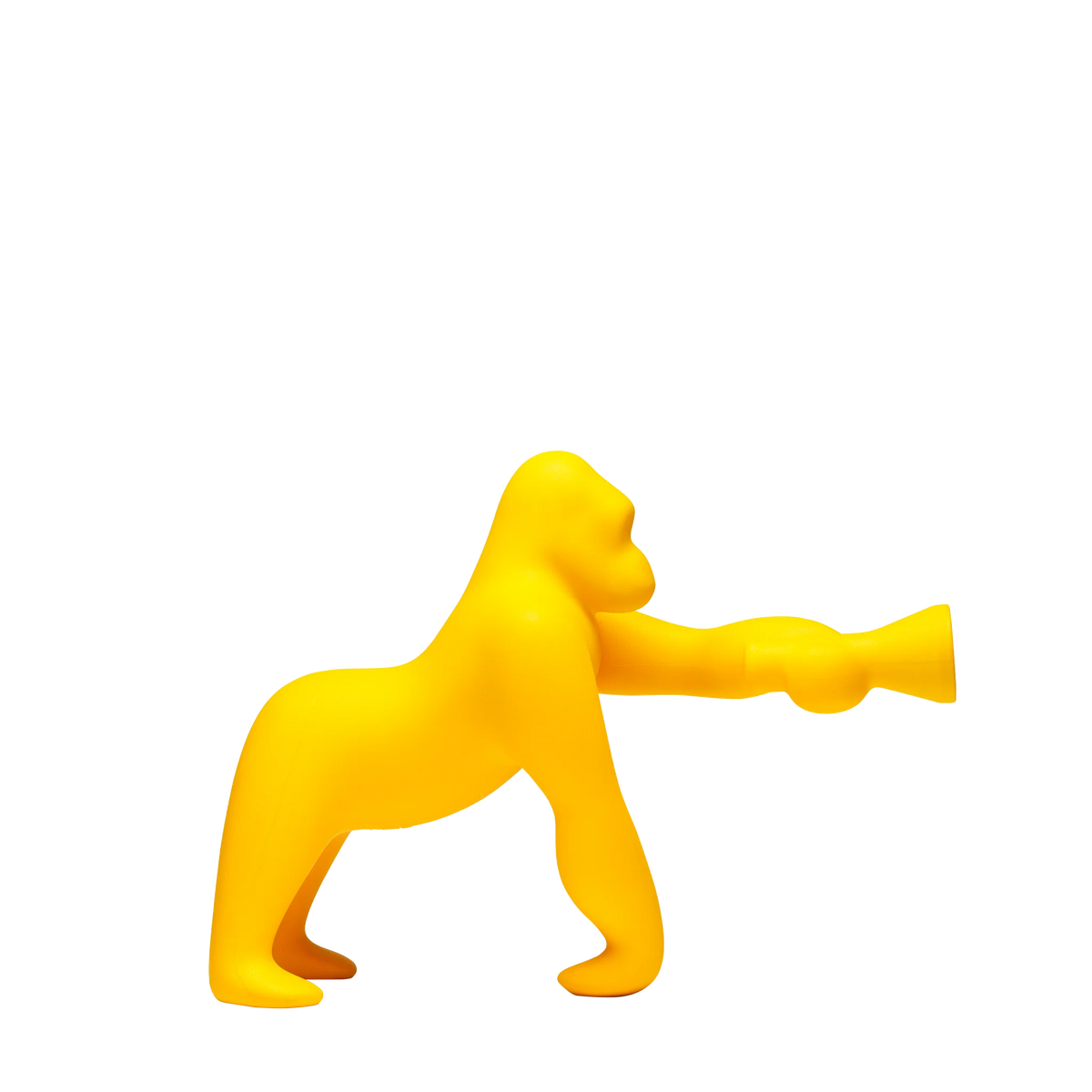 Lampada Kong Gorilla XS Gialla Qeeboo H 55 cm