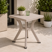 Tavolo Tavolino Rigoletto Elite 60x60xh70 Cm Tortora