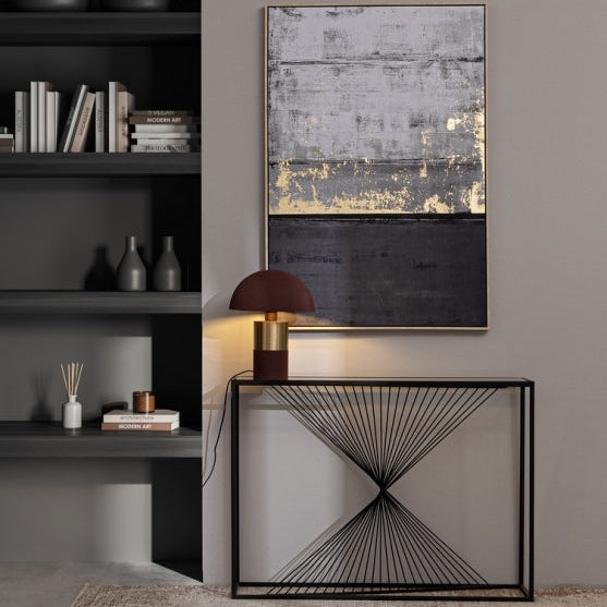 Consolle Espiral Moderna per Ingresso e Living 107x30cm