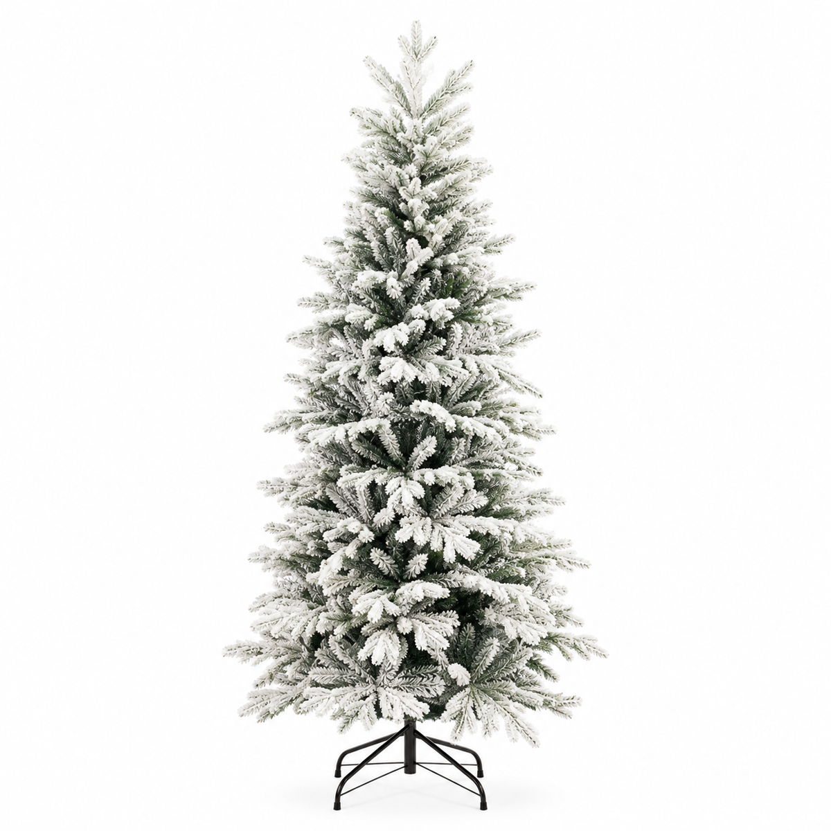 Albero di Natale Innevato Alnus in PVC e PE 180 e 210 cm