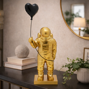 Statuetta Figura decorativa Balloon Astronaut Astronauta con Palloncino 41cm