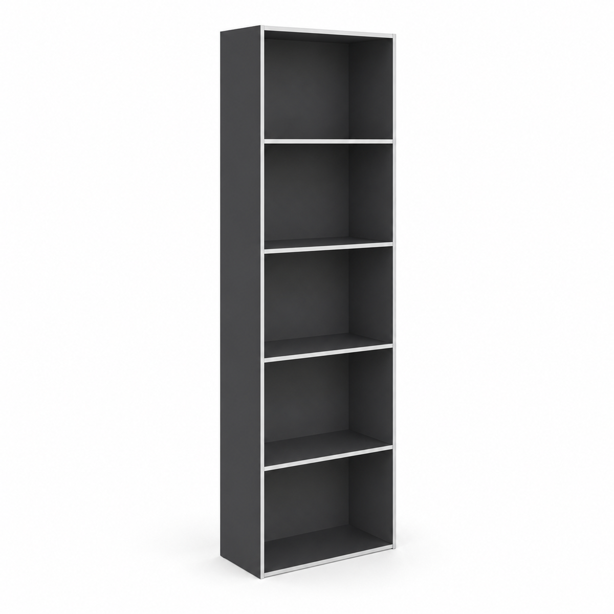 Libreria 4 Ripiani Colonna 50x22,8x157,4 cm Design Moderno 4 Colori