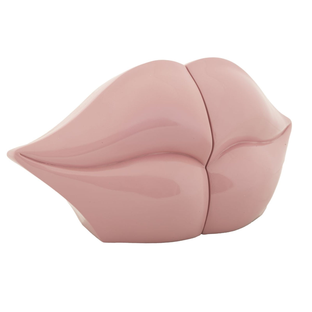 Fermalibri Bocca Rosa in Poliresina 27 cm Coppia Decorativa Pop Glam