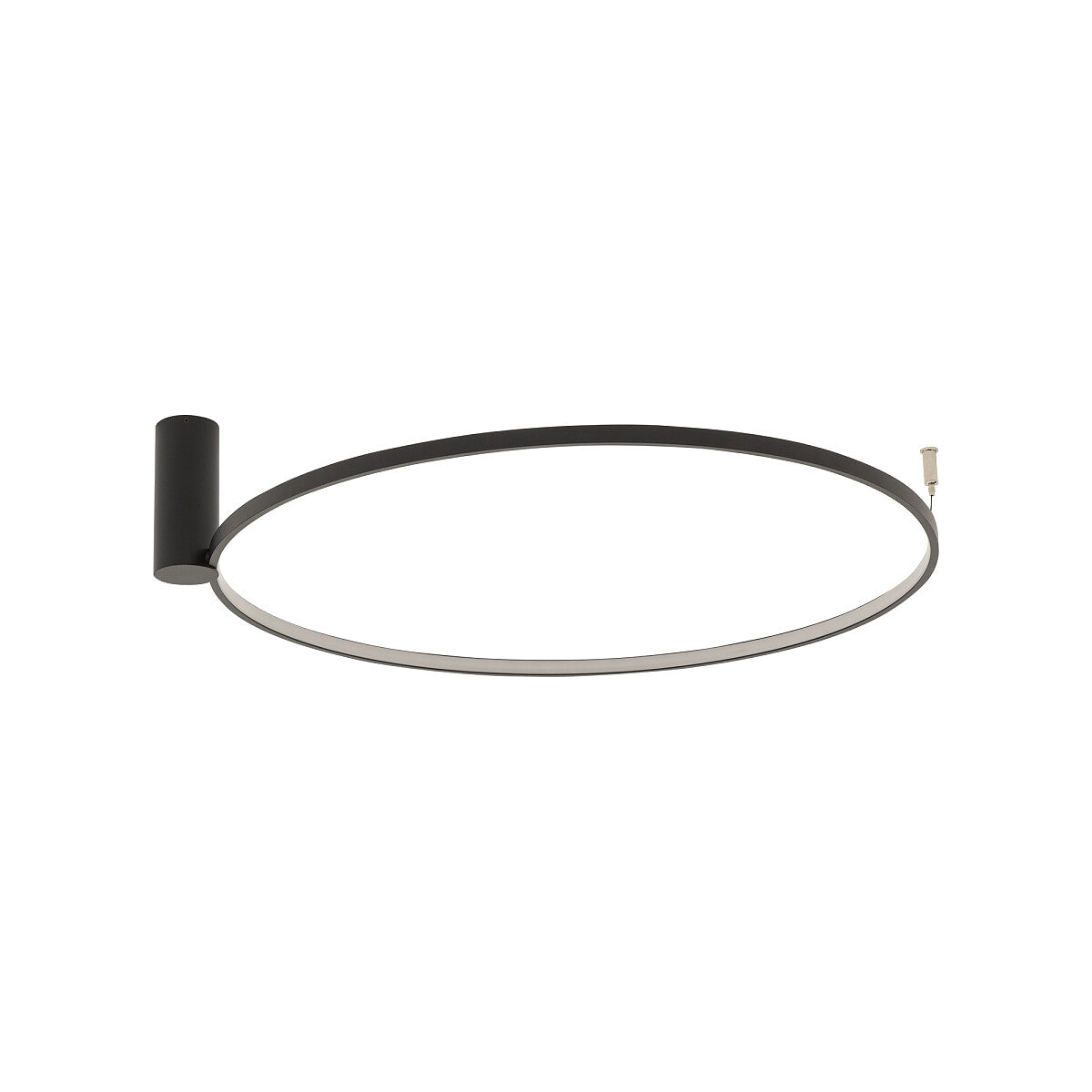 Lampada da Parete LED Circolare 21W Nero 3000K Design Moderno
