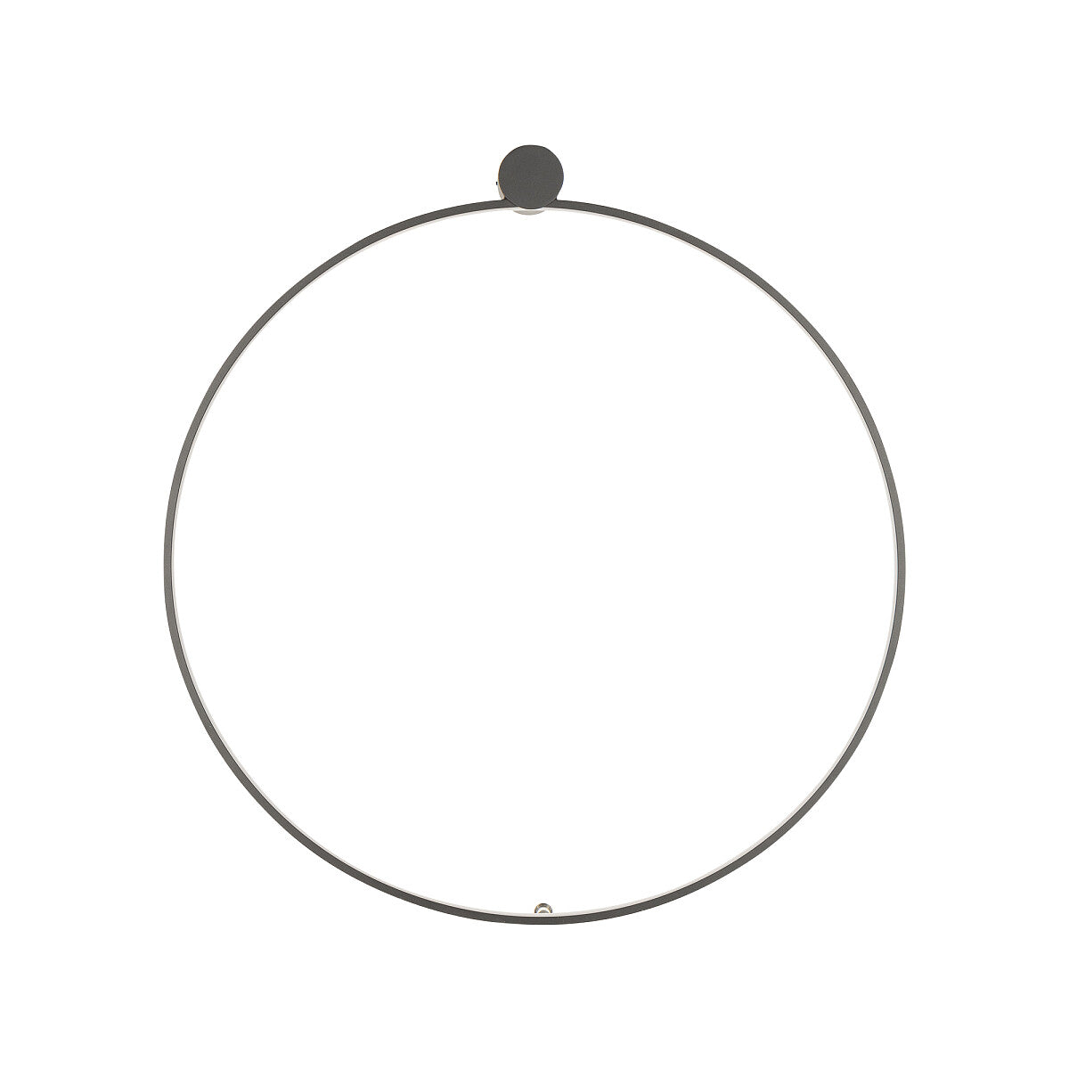 Lampada da Parete LED Circolare 21W Nero 3000K Design Moderno