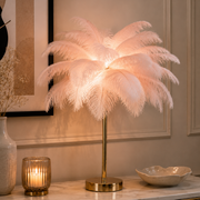 Lampada da Tavolo Palm Rosa Ø40 x H55 cm