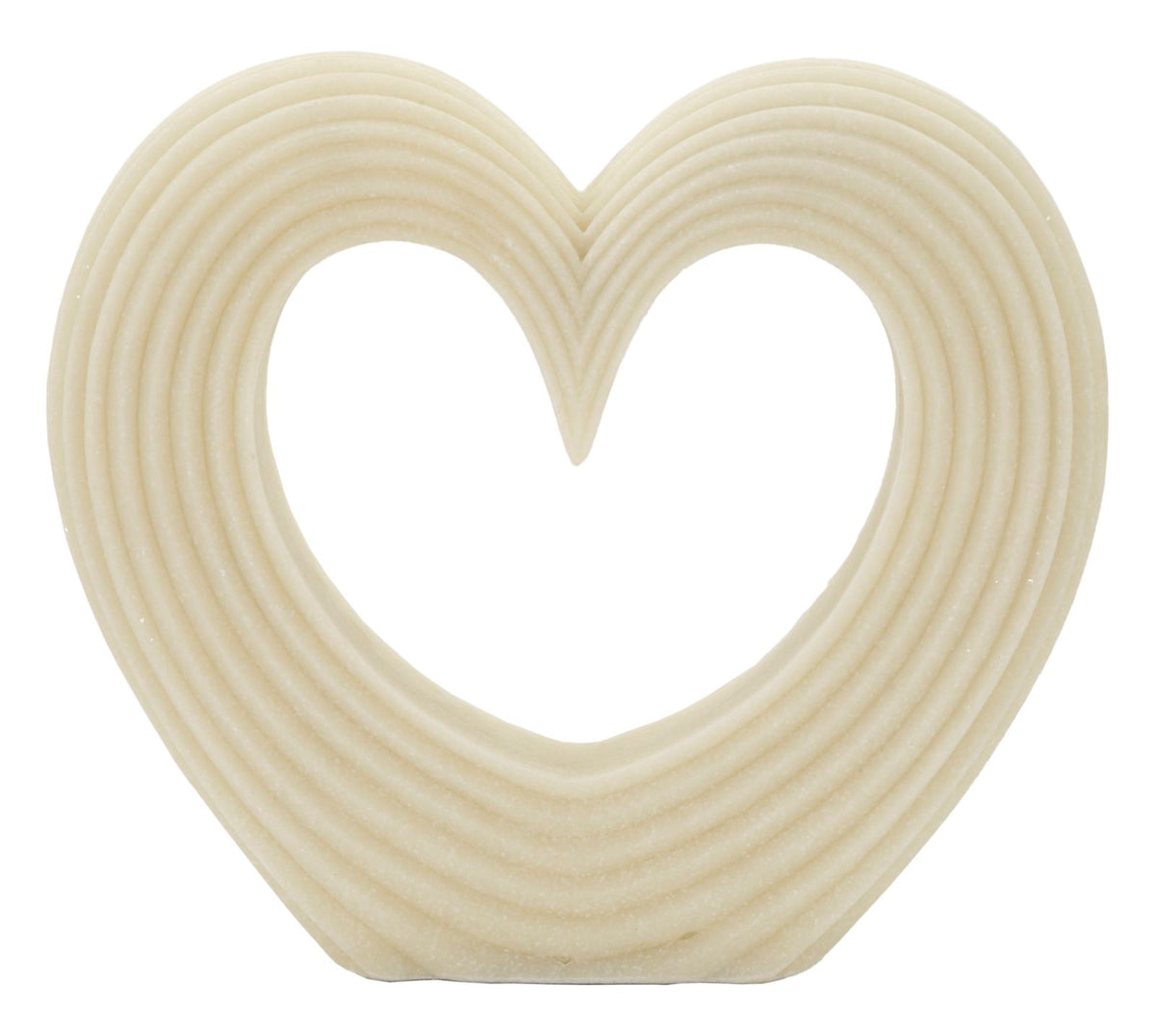 Cuore Decorativo Lovvy Quarzy 30x7x26 cm in Poliresina