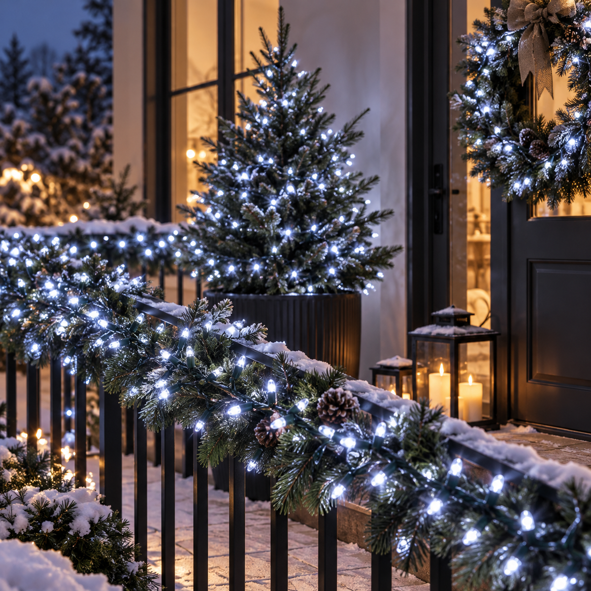 Catena Luminosa Luci Led Natalizia 100-1000 LED IP44 – Vari Colori e Lunghezze