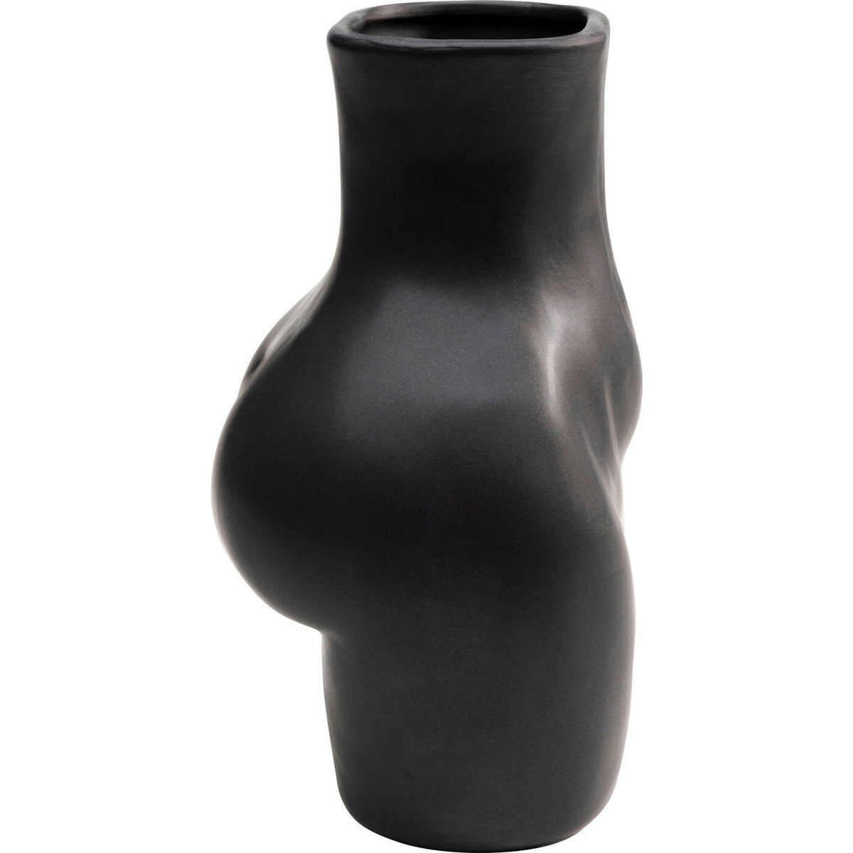Vaso Donna Nero 22 cm Decorativo Femminile di Design