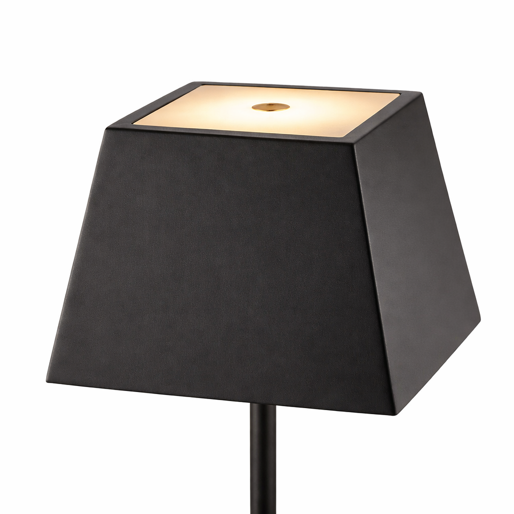 Lampada a Led da Tavolo Portatile Senza Fili Ricaricabile Colore Nero