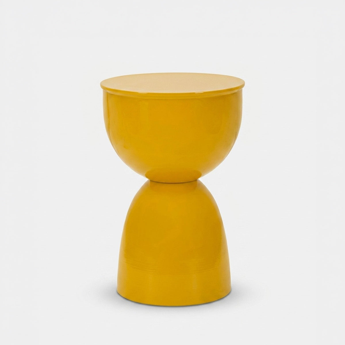 Tavolinetto da Salotto Yao Senape Ø31x46 cm in Metallo