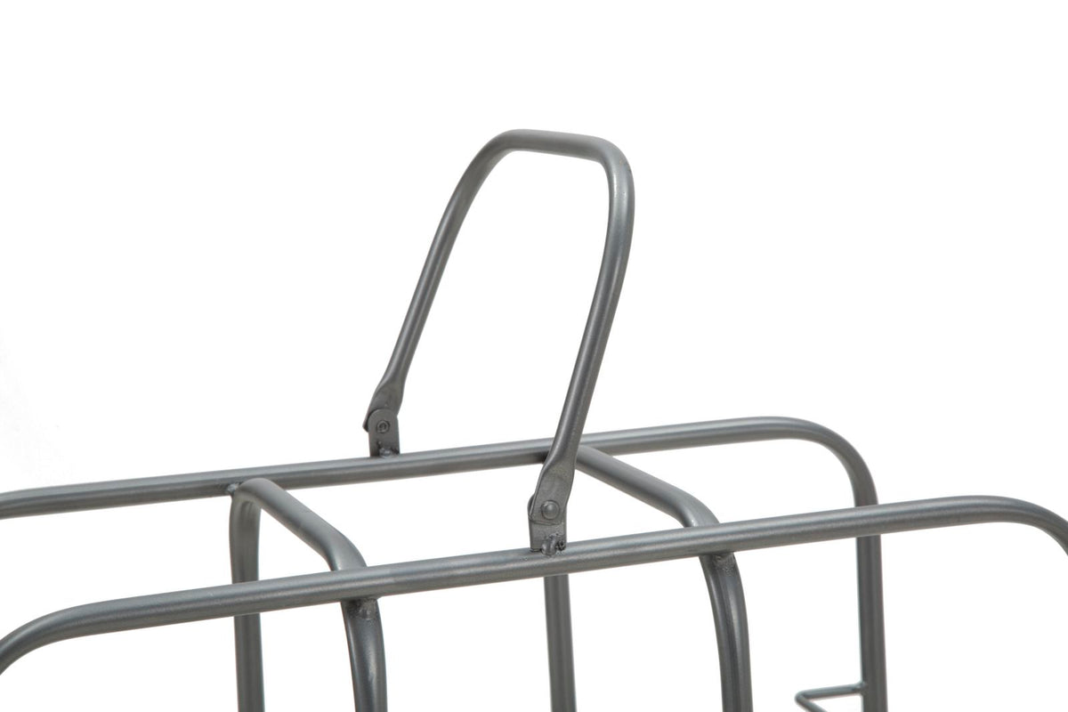 Portabottiglie Rack Quadrato 9 Posti 40x23x47,5 cm in Ferro