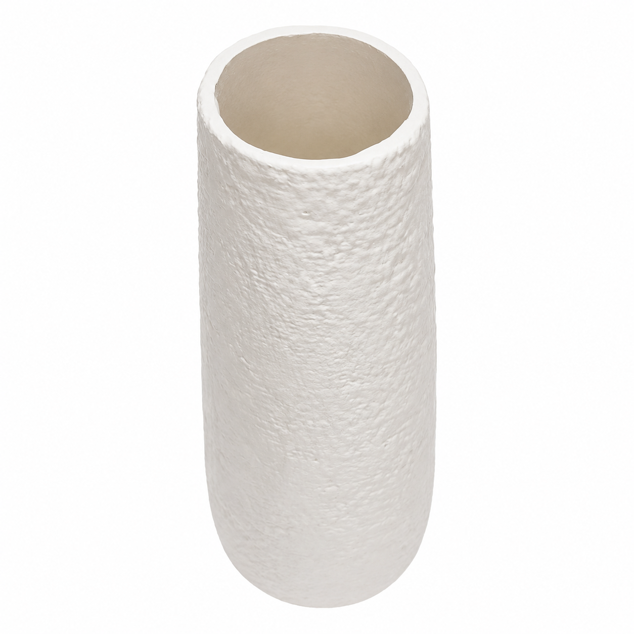 Vaso Decorativo Hisar Tondo Bianco H25 cm