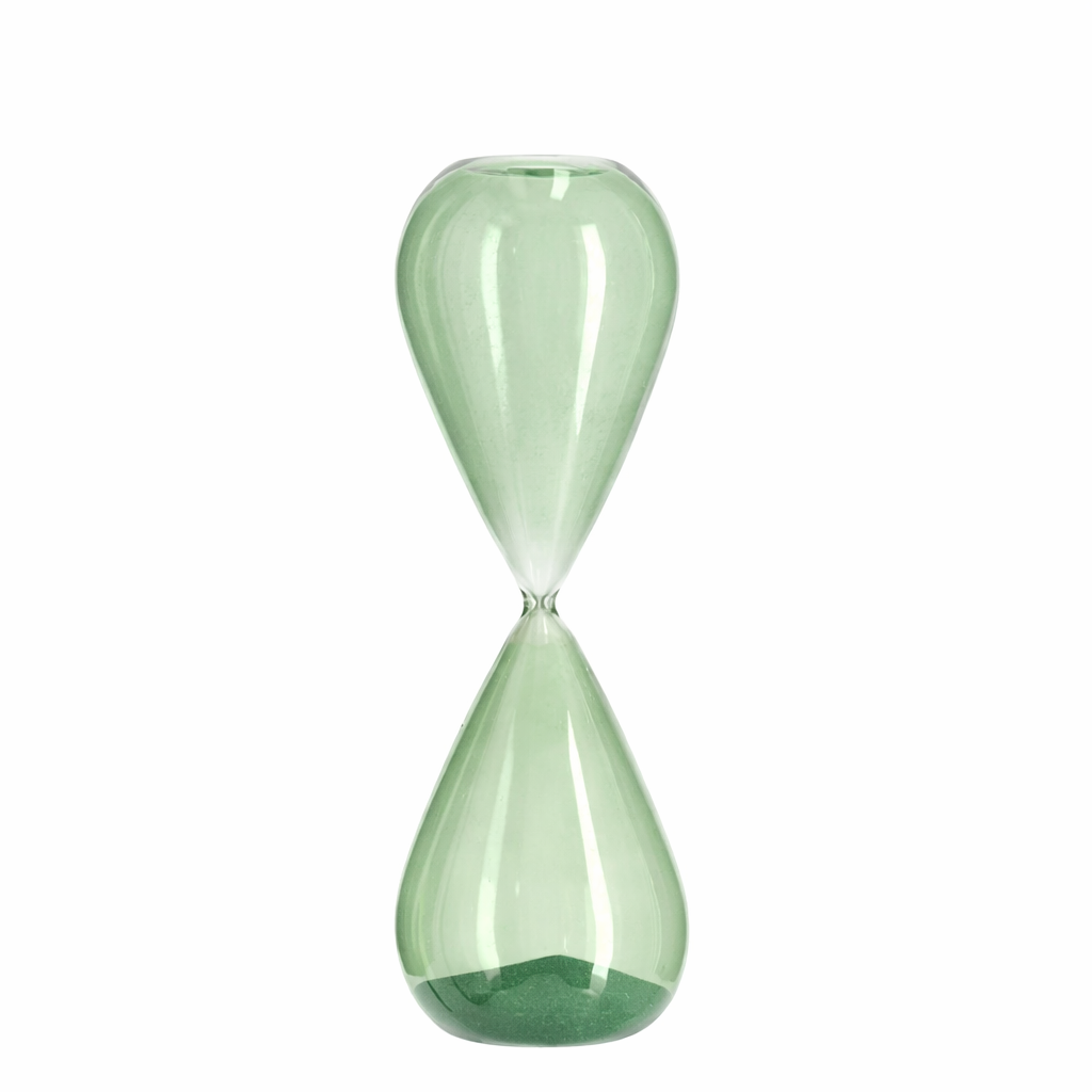 Clessidra Con Sabbia Decorativa Kronos in Vetro