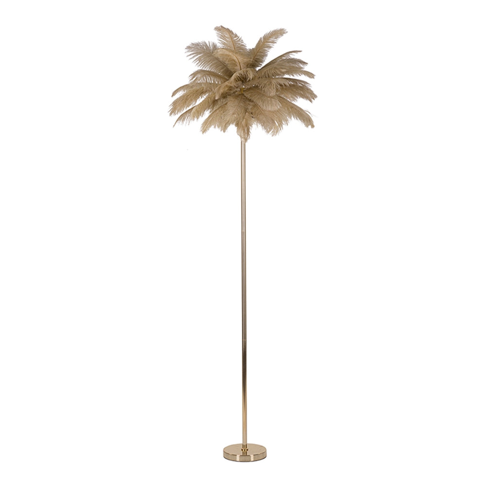 LAMPADA DA TERRA PALM CAMMELLO CM Ø 55X160