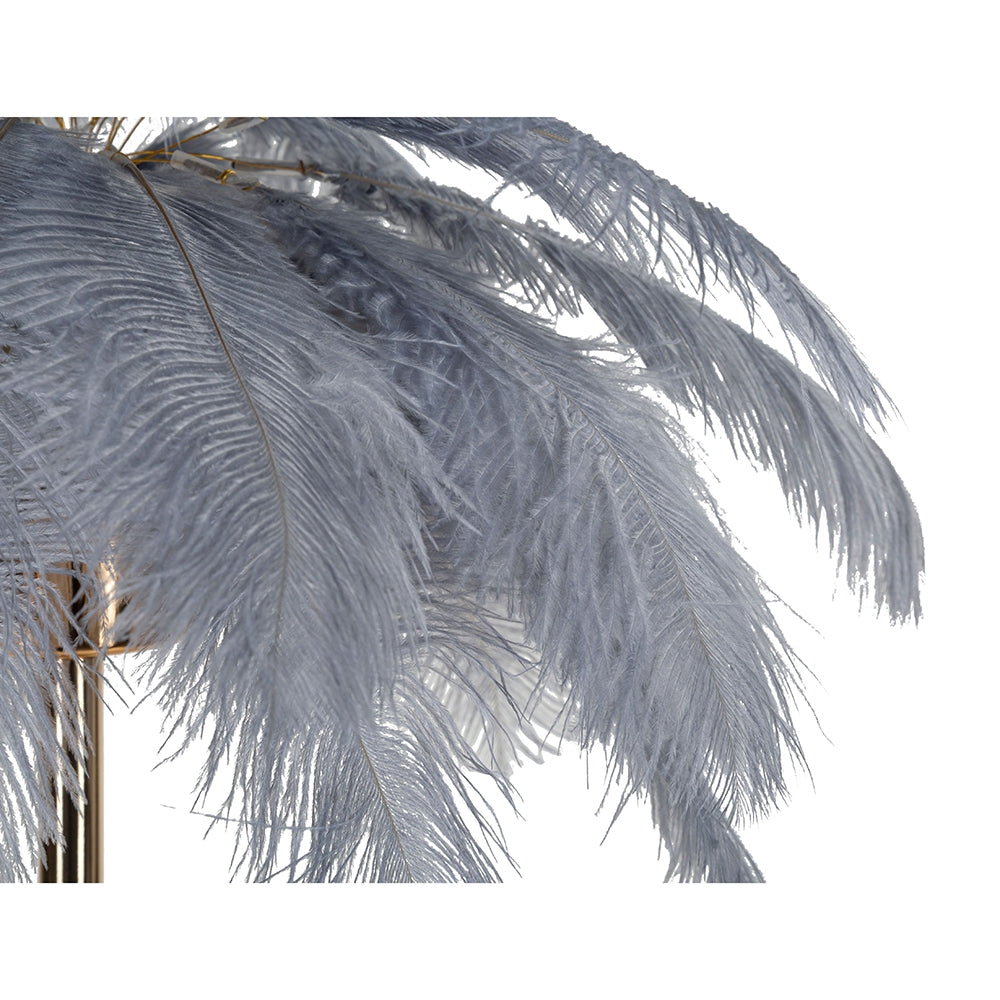 Lampada da Tavolo Palm Grigia Ø55 x H60 cm