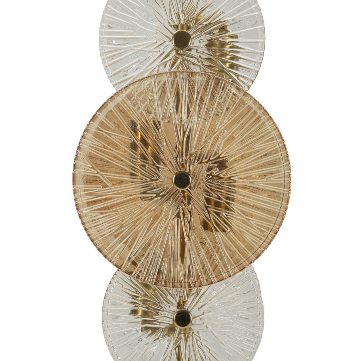 Lampada da Tavolo Osaka Oro in Metallo e Vetro 20 x 18 x H66 cm