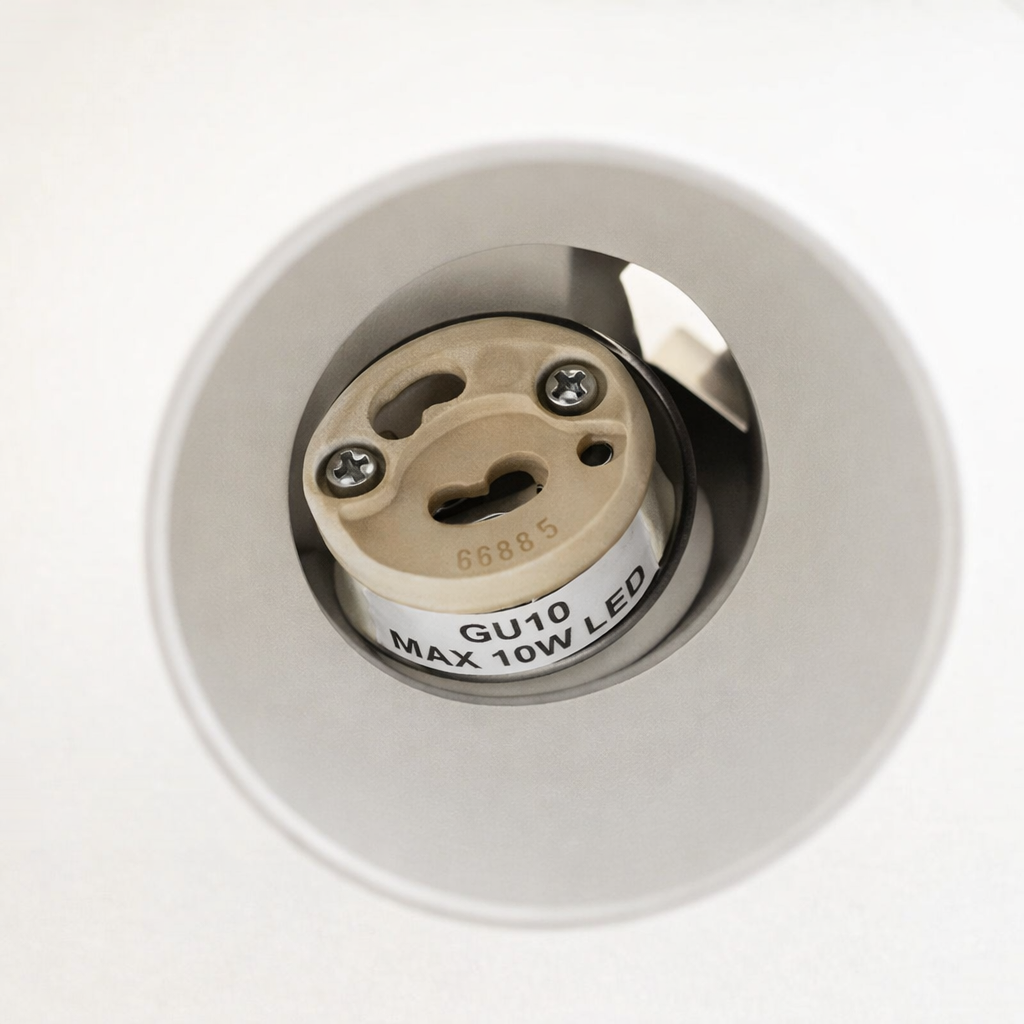 Lampada a Sospensione Lineare Hermanos 5 luci Bianco Ottone
