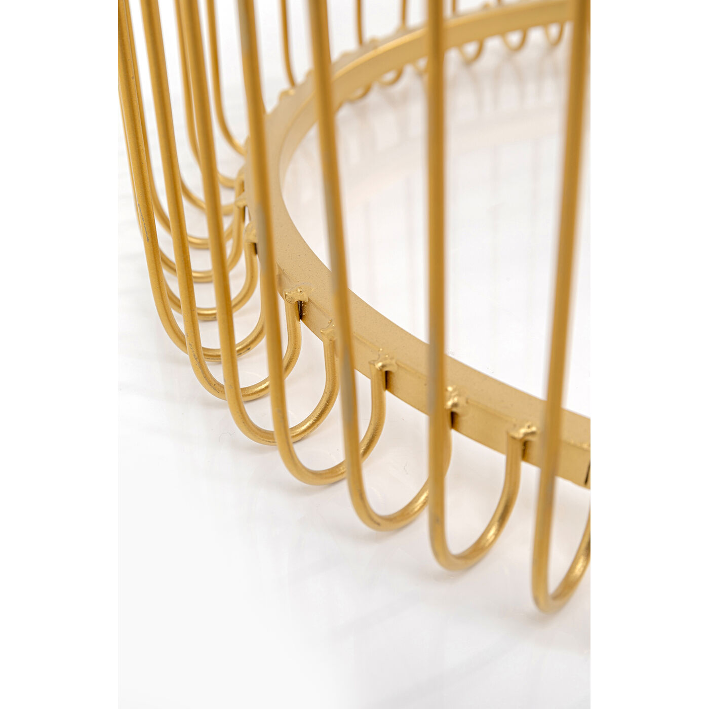 Supporto Portapiante Wire Brass in Metallo Color Oro H 44 cm