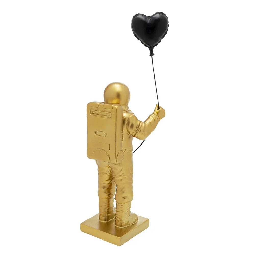 Statuetta Figura decorativa Balloon Astronaut Astronauta con Palloncino 41cm