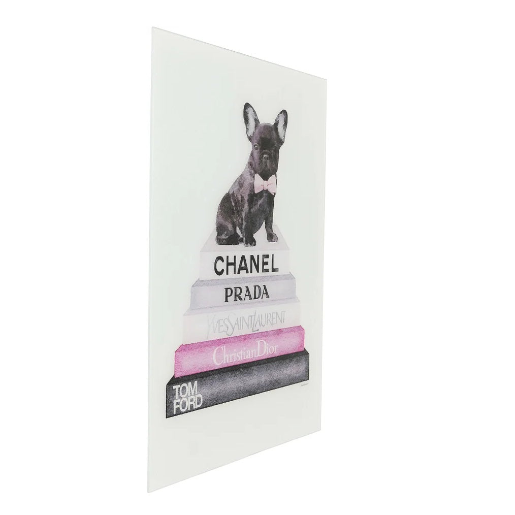 Quadro in vetro Fashion Dog 60x80cm