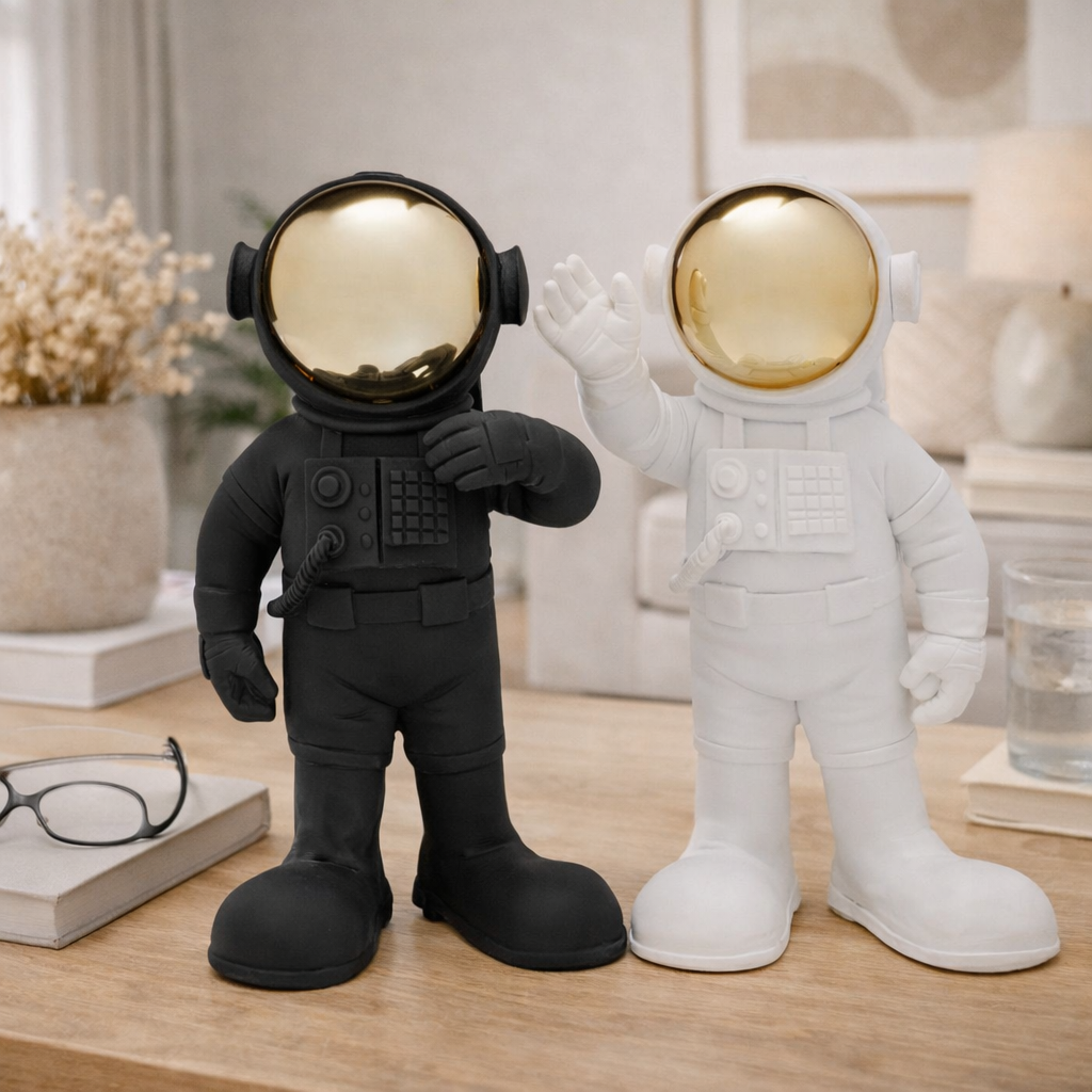 Statuetta Decorativa Welcome Astronaut Astronauta 27cm