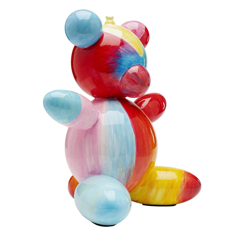 Statuetta Decorativa Orsetto Rainbow Bear 36cm