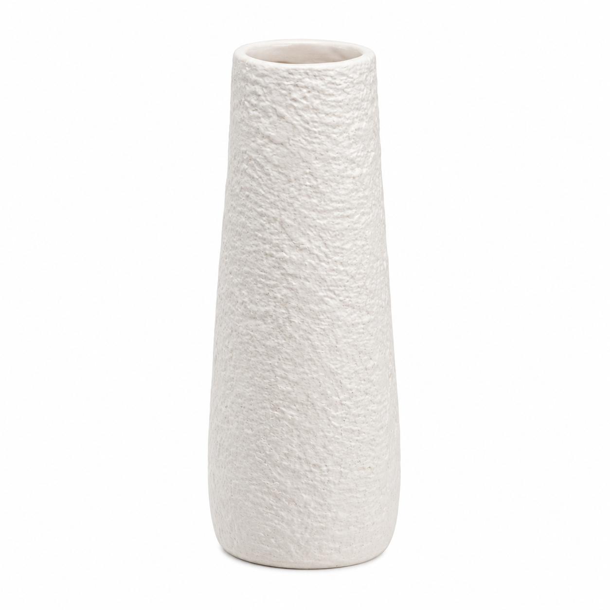 Vaso Decorativo Hisar Tondo Bianco H32 cm