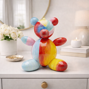 Statuetta Decorativa Orsetto Rainbow Bear 36cm