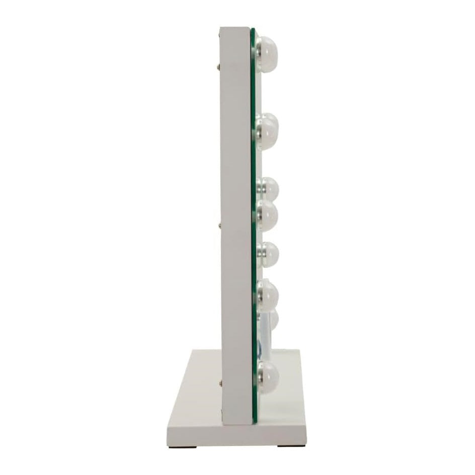 Specchio Trucco da Tavolo Hollywood Mauro Ferretti con Luci LED 55 x 43 cm