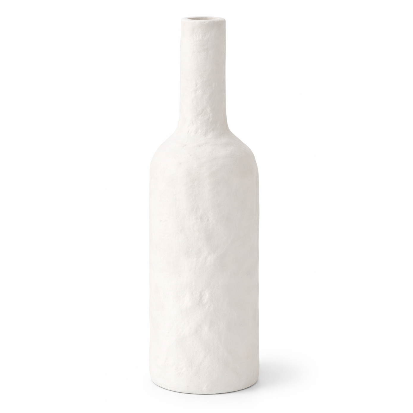 Vaso Bottiglia Decorativa Hisar To Bianco H35cm