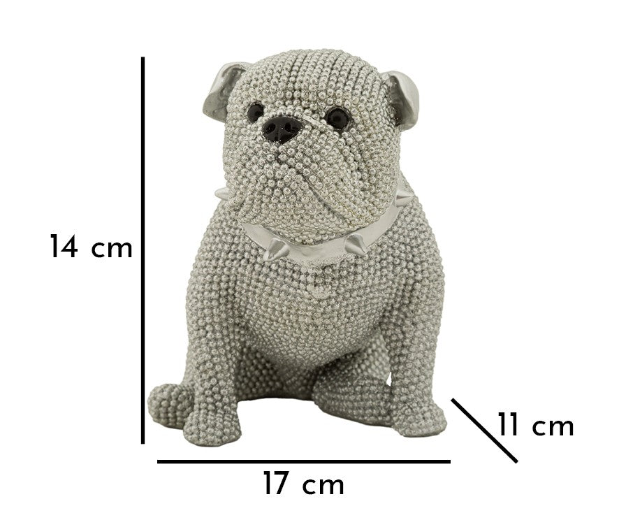 Statuetta Decorativa Cane Sparky Bulldog 17 x 11 x 14 cm