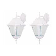 LANTERNA NEW YORK DOWN C/BRACCIO BIANCO SET 4 PEZZI