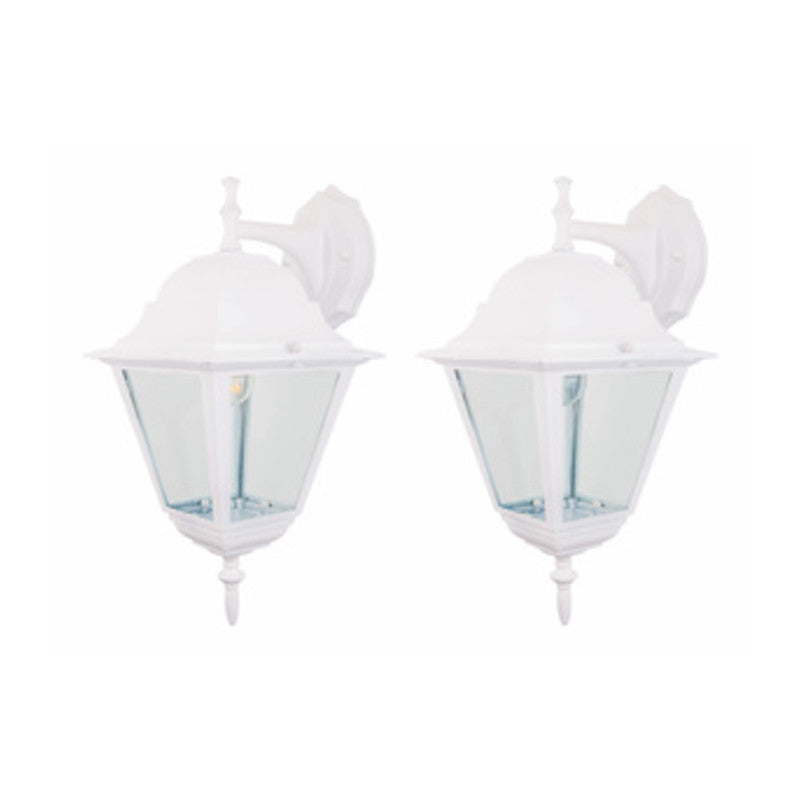 LANTERNA NEW YORK DOWN C/BRACCIO BIANCO SET 4 PEZZI