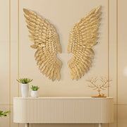 Pannello Decorativo 3D Ali Beauty Coppia Gold in Metallo