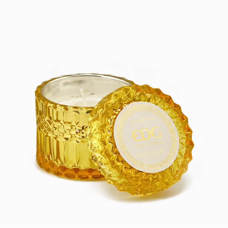 Candela Profumata CRYSTAL con Vaso e Tappo 160 g