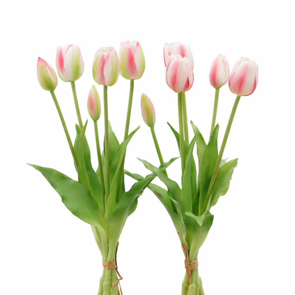 Mazzo di Tulipani Artificiali Realistici Olis 5 Tulipani  H 40cm