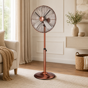 Ventilatore da Terra Rame 45 cm 60W in Metallo 3 Velocità