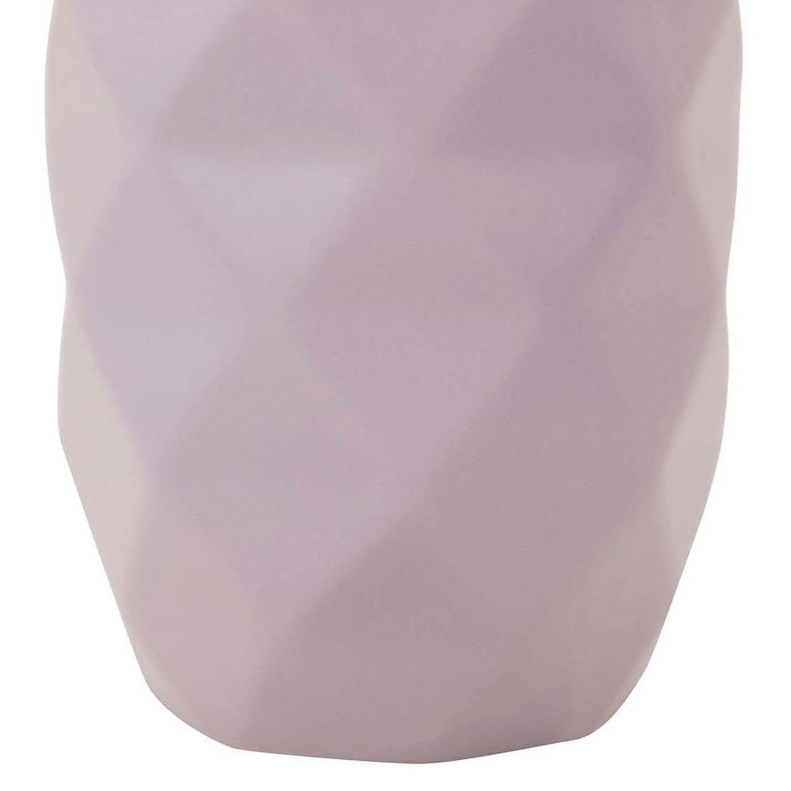 Vaso Decorativo Viola con Superficie Geometrica In Ceramica 17x17x37 CM
