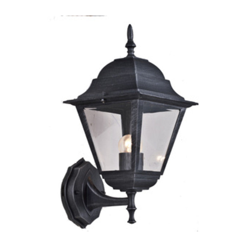LANTERNA NEW YORK UP C/BRACCIO GRIGIO GHISA SET 4 PEZZI