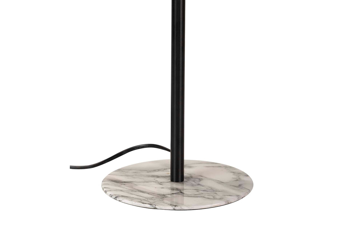 Lampada da Tavolo Effetto Marmo in Metallo 26 x 43 cm