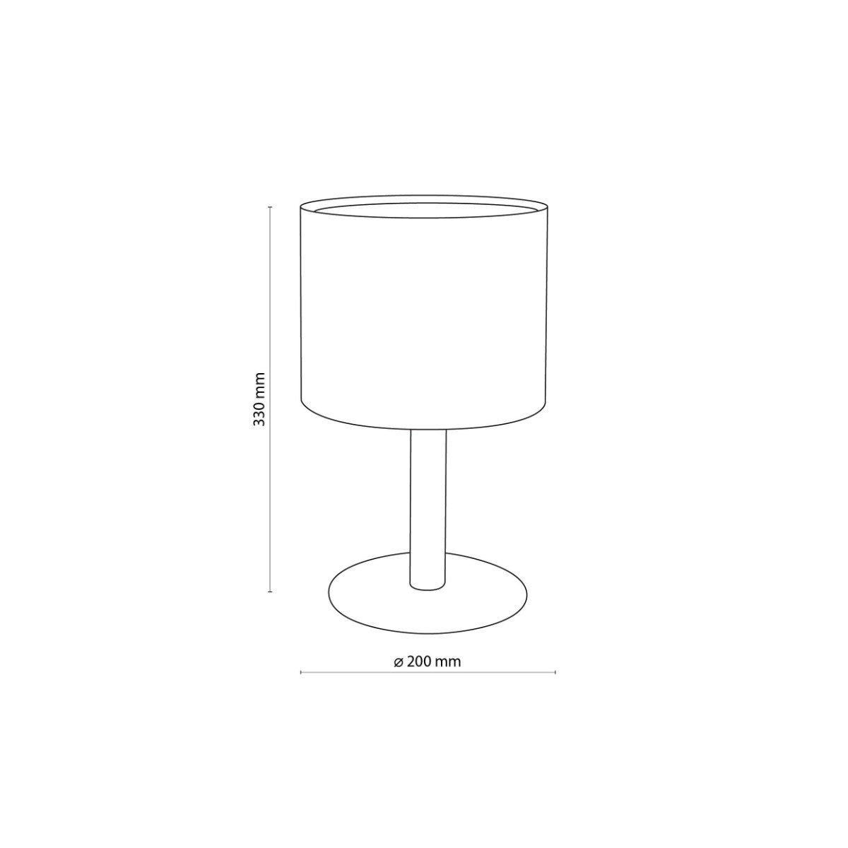 Lampada da Tavolo Deva TK Lighting Crema e Legno Ø29 cm E27