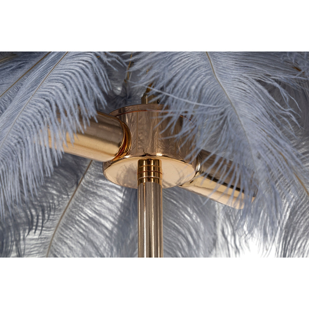 Lampada da Tavolo Palm Grigia Ø55 x H60 cm