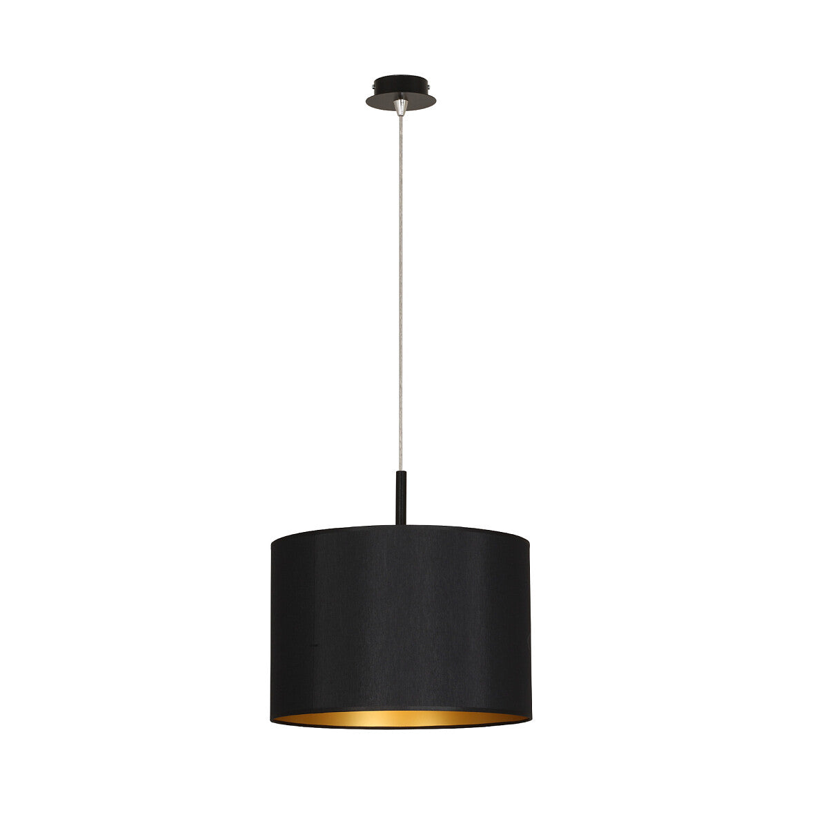 Lampada a Sospensione Alice I L Nero e Oro